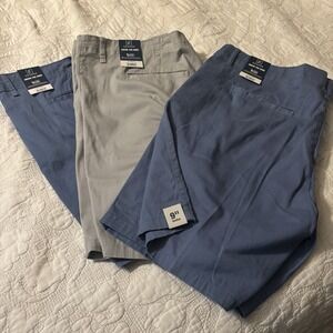 George Big Man's Size 46 Above Knee Shorts, Flat‎ Front Front And Back Pockets